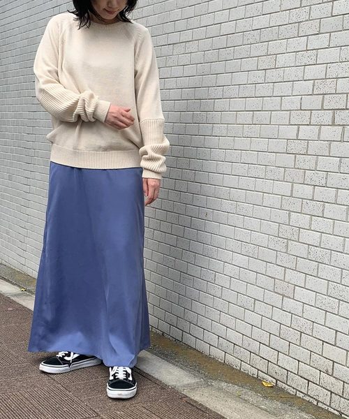 Munich(ミューニック)の「アームウォーマープルオーバーニット(ニット/セーター・レディース・ネイビー/グレー/レッド/アイボリー・FREE)」の19枚目の写真