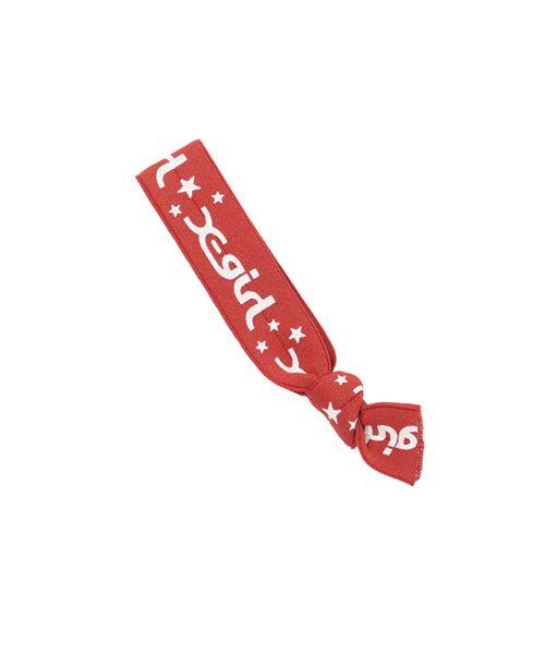 X-girl（エックスガール）の「X-GIRL BAND 2014（ヘアゴム・レディース・ブラック/レッド/ピンク/パープル/ネイビー/ライトブルー/イエロー・ONE SIZE）」の7枚目の写真