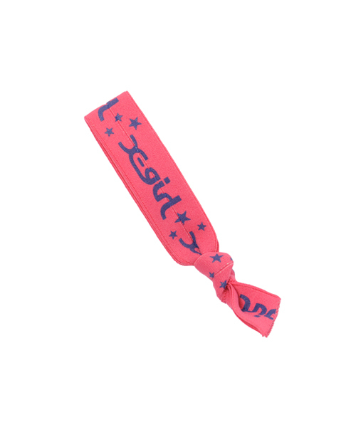 X-girl（エックスガール）の「X-GIRL BAND 2014（ヘアゴム・レディース・ブラック/レッド/ピンク/パープル/ネイビー/ライトブルー/イエロー・ONE SIZE）」の6枚目の写真