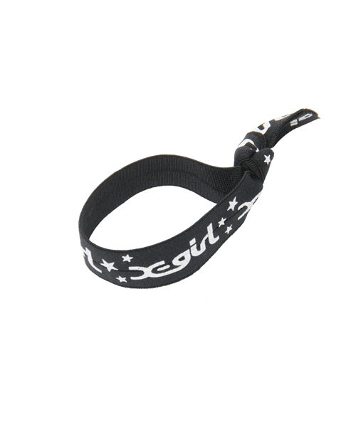 X-girl（エックスガール）の「X-GIRL BAND 2014（ヘアゴム・レディース・ブラック/レッド/ピンク/パープル/ネイビー/ライトブルー/イエロー・ONE SIZE）」の2枚目の写真