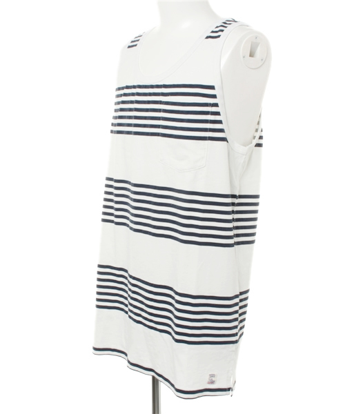 BEAMS（ビームス）の「○M.Nii / Big Rock Tank（タンクトップ・メンズ・インディゴブルー・MEDIUM/SMALL/X-SMALL）」の2枚目の写真