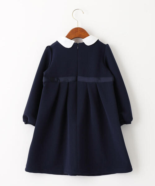 green label relaxing（グリーンレーベルリラクシング）の「リップル襟付きワンピース（ワンピース・キッズ・ネイビー・105/125/115/135）」の10枚目の写真