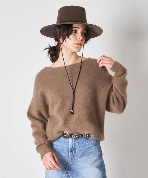 Whim Gazette（ウィムガゼット）の「ファーニット2WAYプルオーバー