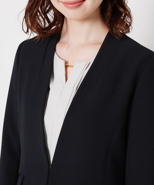 The Tk セール ダブルクロスノーカラージャケット スーツジャケット ザ Shop ザ ショップ Shop ティーケー ママスーツ 入学式 卒業式 スーツ セレモニー 14 Xl Web限定サイズ Tk のファッション 種類豊富な品揃えの