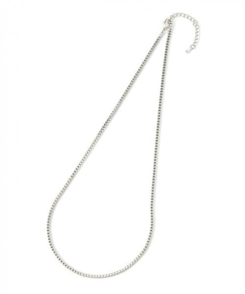 GLOBAL WORK(グローバルワーク)の「アソートチェーンネックレス/868157(ネックレス・メンズ・グレー系その他/ライトグレー/グレー系その他4/グレー系その他3/ブラック/その他/グレー・FREE)」の4枚目の写真