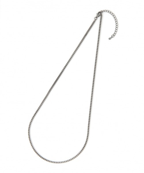 GLOBAL WORK(グローバルワーク)の「アソートチェーンネックレス/868157(ネックレス・メンズ・グレー系その他/ライトグレー/グレー系その他4/グレー系その他3/ブラック/その他/グレー・FREE)」の1枚目の写真