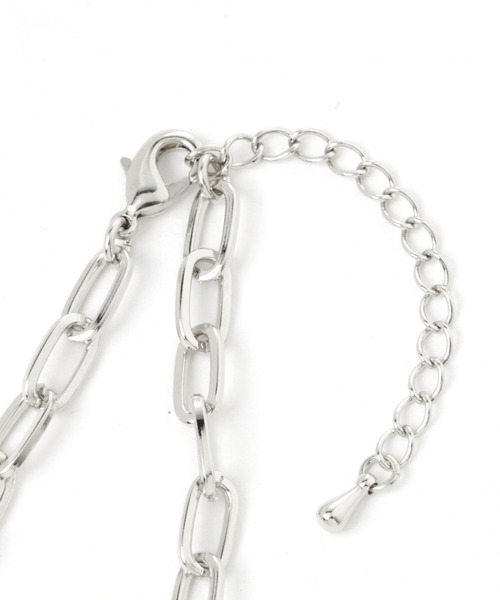 GLOBAL WORK(グローバルワーク)の「アソートチェーンネックレス/868157(ネックレス・メンズ・グレー系その他/ライトグレー/グレー系その他4/グレー系その他3/ブラック/その他/グレー・FREE)」の9枚目の写真