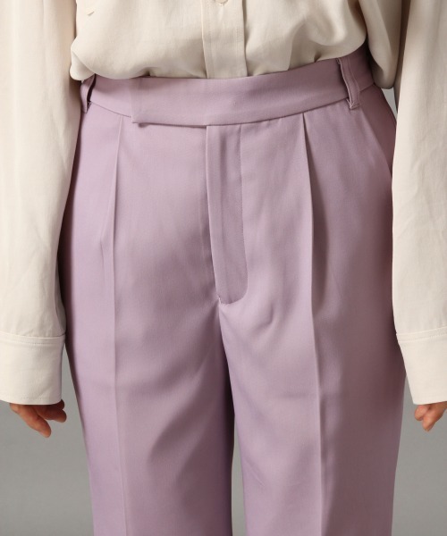 LOWRYS FARM（ローリーズファーム）の「カラーセンタープレスフレアパンツ　865050（その他パンツ・レディース・パープル/ブラウン/アイボリー・MEDIUM/LARGE）」の10枚目の写真