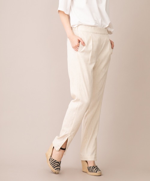 ストレッチジョーゼット サイドジップパンツ Munich ミューニック 公式通販