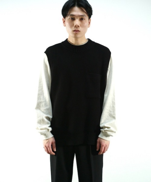 WELLDER（ウェルダー）の「WELLDER Oversize Pullover Knit Vest 