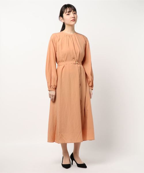 Te chichi（テチチ）の「ベルト付ボリュームスリーブワンピース  