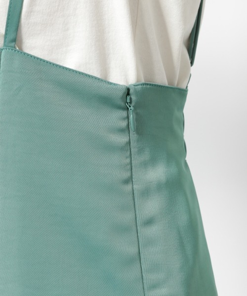 PAGEBOY(ページボーイ)の「サス付セミフレアスカート(スカート・レディース・ブラック/グリーン/グレイッシュベージュ・FREE)」の15枚目の写真