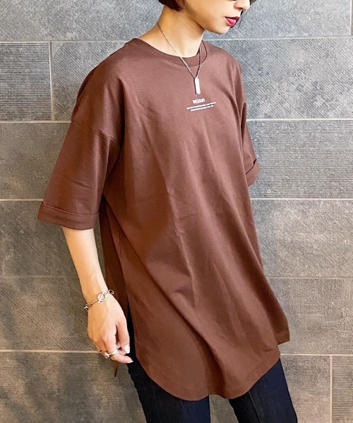 PAGEBOY（ページボーイ）の「プチロゴBIGTシャツ（Tシャツ/カットソー・レディース・ブラック/ブラウン/オフホワイト/グレイッシュベージュ・FREE）」の18枚目の写真