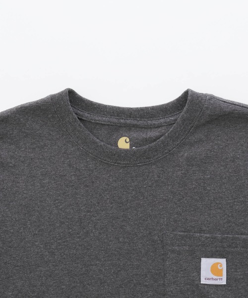 Carhartt(カーハート)の「【carhartt カーハート】 Workwear Pocket Long-Sleeve T-Shirts ポケット付きロングTシャツ(Tシャツ/カットソー・レディース・ホワイト/ブラック/ダークブラウン/ネイビー/グリーン/グレー系その他/ワイン・S/M/L)」の13枚目の写真