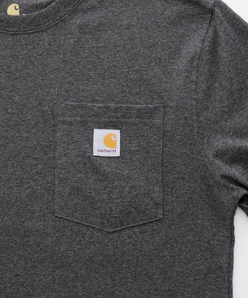 Carhartt(カーハート)の「【carhartt カーハート】 Workwear Pocket Long-Sleeve T-Shirts ポケット付きロングTシャツ(Tシャツ/カットソー・レディース・ホワイト/ブラック/ダークブラウン/ネイビー/グリーン/グレー系その他/ワイン・S/M/L)」の15枚目の写真