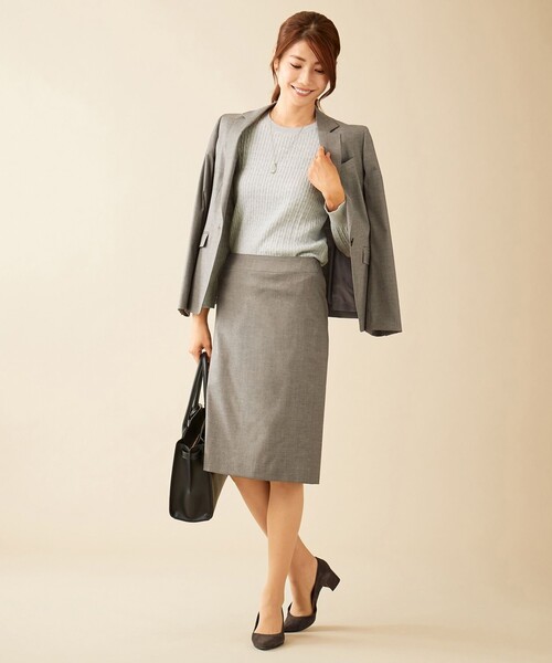 J.PRESS(ジェイプレス)の「【スーツ対応】Premium G.B. Conte テーラードジャケット(テーラードジャケット・レディース・ブラウン系/ネイビー系/ライトグレー系・7/11/9/13)」の4枚目の写真