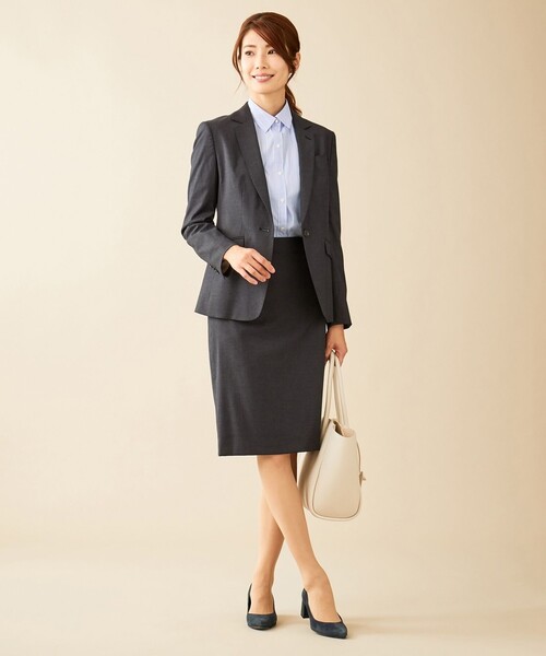 J.PRESS(ジェイプレス)の「【スーツ対応】Premium G.B. Conte テーラードジャケット(テーラードジャケット・レディース・ブラウン系/ネイビー系/ライトグレー系・7/11/9/13)」の7枚目の写真