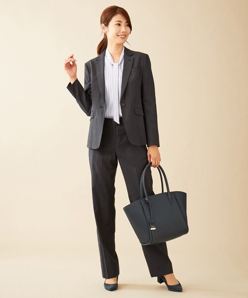 J.PRESS(ジェイプレス)の「【スーツ対応】Premium G.B. Conte テーラードジャケット(テーラードジャケット・レディース・ブラウン系/ネイビー系/ライトグレー系・7/11/9/13)」の8枚目の写真