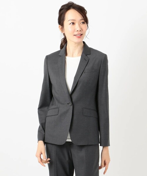 J.PRESS(ジェイプレス)の「【スーツ対応】Premium G.B. Conte テーラードジャケット(テーラードジャケット・レディース・ブラウン系/ネイビー系/ライトグレー系・7/11/9/13)」の9枚目の写真