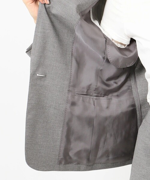 J.PRESS(ジェイプレス)の「【スーツ対応】Premium G.B. Conte テーラードジャケット(テーラードジャケット・レディース・ブラウン系/ネイビー系/ライトグレー系・7/11/9/13)」の18枚目の写真