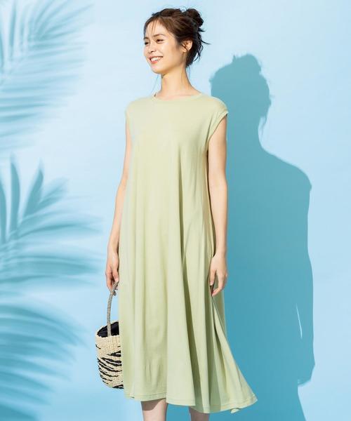 洗える フレンチスリーブtシャツ ワンピース ワンピース Any Fam エニィファム のファッション通販 Zozotown