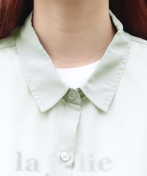 PairPair(ペアペア)の「シアーシャツ×バックフォトTSET(シャツ/ブラウス・レディース・ミント/ブルーグレー/モカ・FREE)」の22枚目の写真