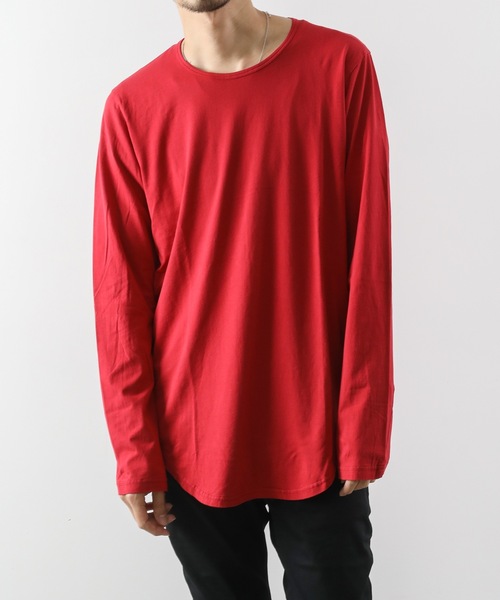 Simply Complicated クルーネック セール】60/2度詰天竺 クルーネックL/S（Tシャツ/カットソー