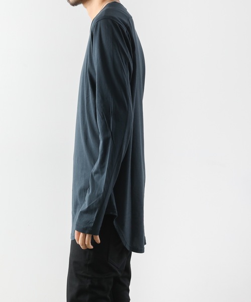 ATTACHMENT(アタッチメント)の「60/2度詰天竺 クルーネックL/S(Tシャツ/カットソー・メンズ・ホワイト/ライトグレー/ライトブルー/ブラック/レッド/グリーン/ダークグレー・1/2/3)」の22枚目の写真
