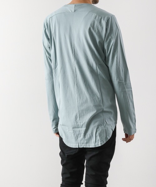 ATTACHMENT(アタッチメント)の「60/2度詰天竺 クルーネックL/S(Tシャツ/カットソー・メンズ・ホワイト/ライトグレー/ライトブルー/ブラック/レッド/グリーン/ダークグレー・1/2/3)」の18枚目の写真