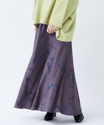 DouDou | ボカシ柄プリントスカート(スカート)