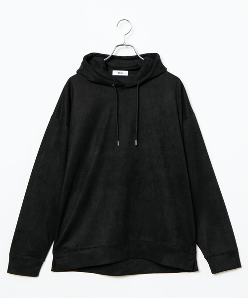 WEGO（ウィゴー）の「WEGO/フェイクスエードプルパーカー（パーカー・メンズ・ブラック/ベージュ/キャメル/パープル系その他/ブラウン系その他/サックスブルー・LARGE/MEDIUM）」の22枚目の写真