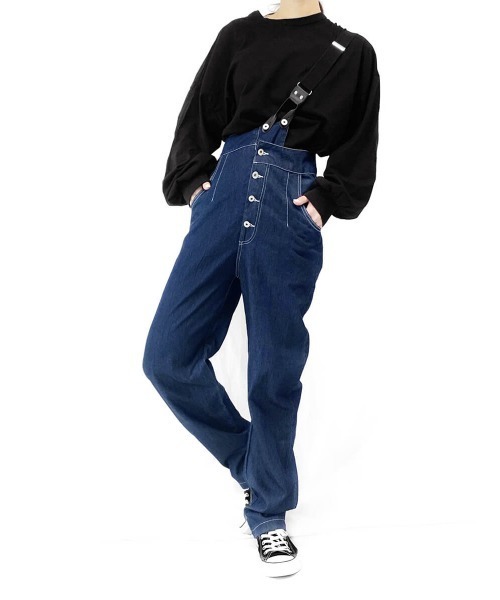 juemi SUSPENDER BAKER サスペンダー デニム（LVEU.（ラブユ.）の「One  