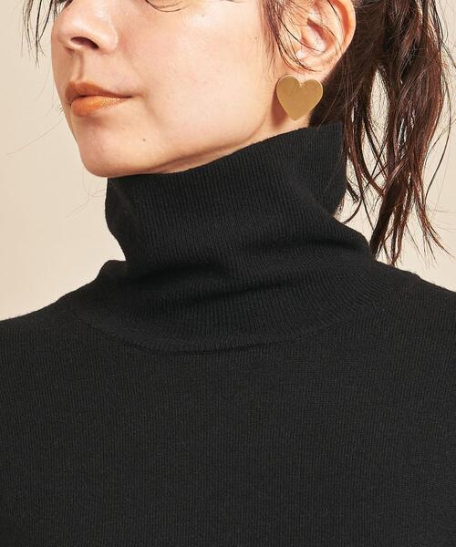 BEAUTY&YOUTH UNITED ARROWS(ビューティーアンドユースユナイテッドアローズ)の「BY∴ 12Gワイドタートルネックニット -ウォッシャブル-(ニット/セーター・レディース・モカ/ナチュラル/ブラック・FREE)」の6枚目の写真