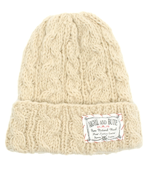 WEGO(ウィゴー)の「WEGO/アランケーブルニットキャップ(ニットキャップ/ビーニー・メンズ・ネイビー/ワイン/オレンジ/オフホワイト/グリーン・FREE)」の2枚目の写真