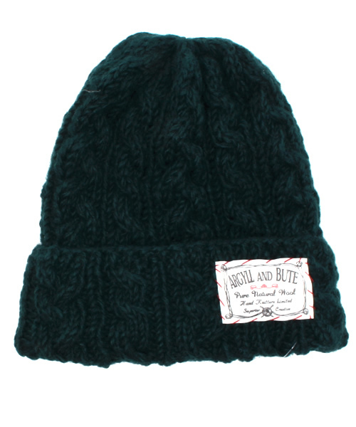 WEGO(ウィゴー)の「WEGO/アランケーブルニットキャップ(ニットキャップ/ビーニー・メンズ・ネイビー/ワイン/オレンジ/オフホワイト/グリーン・FREE)」の3枚目の写真