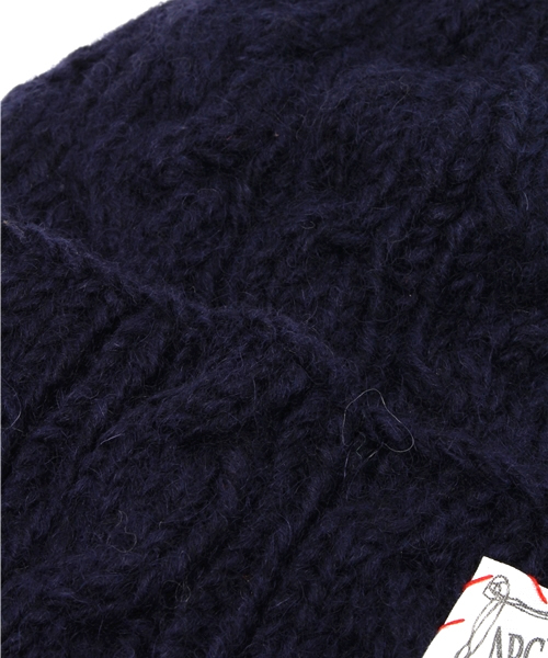 WEGO(ウィゴー)の「WEGO/アランケーブルニットキャップ(ニットキャップ/ビーニー・メンズ・ネイビー/ワイン/オレンジ/オフホワイト/グリーン・FREE)」の9枚目の写真