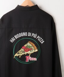 BASECONTROL（ベースコントロール）の「◆ビッグシルエット Pizza刺繍 シャツ（シャツ/ブラウス）」