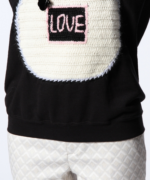 UNITED ARROWS（ユナイテッドアローズ）の「＜MICHAELA BUERGER(ミカエラ　バーガー)＞ LOVE スウェット（スウェット・レディース・ブラック・X-SMALL）」の7枚目の写真