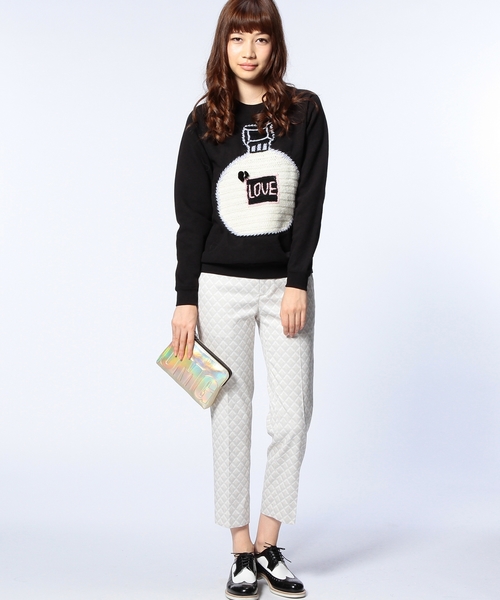 UNITED ARROWS（ユナイテッドアローズ）の「＜MICHAELA BUERGER(ミカエラ　バーガー)＞ LOVE スウェット（スウェット・レディース・ブラック・X-SMALL）」の10枚目の写真