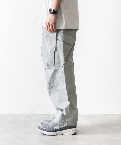【Kashiko】Detachable Cargo Pants カーゴパンツ 変形ズボン SERACE】Loose drape/denim wide slacks cargo pants / ルーズ