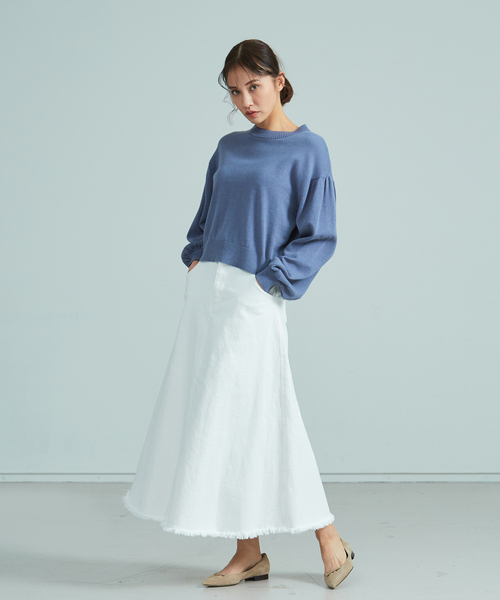 ⭐︎あ　⭐︎JILKY ジルキー　ティアードロングスカート ホワイト JILKY ジルキーティアードロングスカート ホワイト