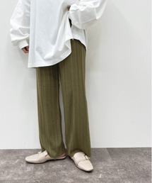 リブ透かしニットパンツ【ZOZOTOWN限定アイテム】