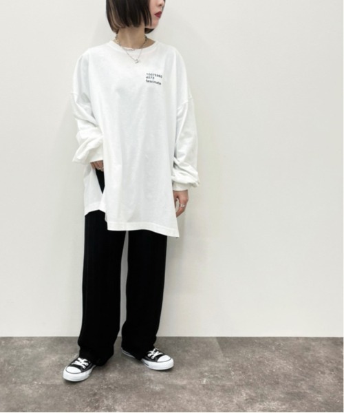 apres jour mignon（アプレジュールミニョン）の「リブ透かしニットパンツ【ZOZOTOWN限定アイテム】（その他パンツ・レディース・ブラック/ブラウン系その他/カーキ/アイボリー・X-LARGE/SMALL/MEDIUM）」の10枚目の写真