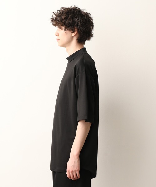 JUNRED(ジュンレッド)の「ラウンドモックネックTEE(Tシャツ/カットソー・メンズ・ホワイト/ブラック/ベージュ・M/L)」の17枚目の写真