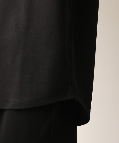 JUNRED(ジュンレッド)の「ラウンドモックネックTEE(Tシャツ/カットソー・メンズ・ホワイト/ブラック/ベージュ・M/L)」の9枚目の写真