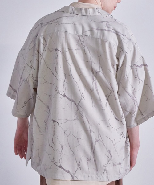 JUNRED(ジュンレッド)の「ラウンドモックネックTEE(Tシャツ/カットソー・メンズ・ホワイト/ブラック/ベージュ・M/L)」の22枚目の写真