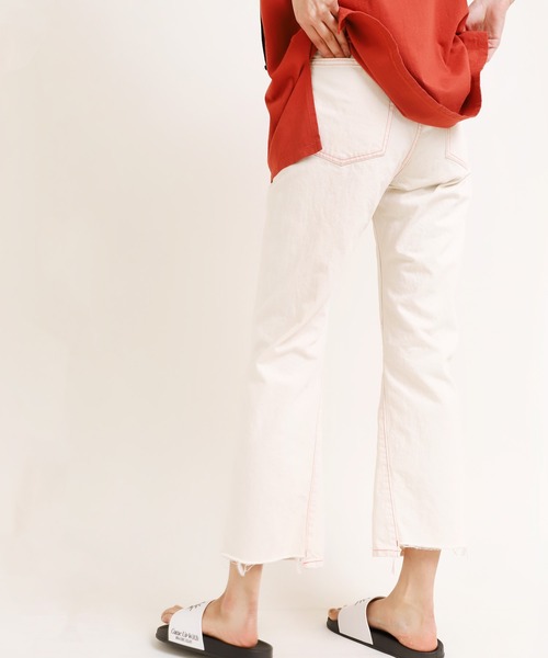 RNA（アールエヌエー）の「R3830 スリットルーズスリム（デニムパンツ・レディース・キナリ・MEDIUM/SMALL）」の8枚目の写真