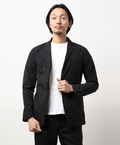 PAZZO（パッゾ）の「【小松マテーレ】×【PAZZO】 BJドビークロス ジャケット（テーラードジャケット・メンズ・ライトグレー/ブラック/ネイビー/ピンク系その他/ライトグレー系・44/48/50/40）」の2枚目の写真