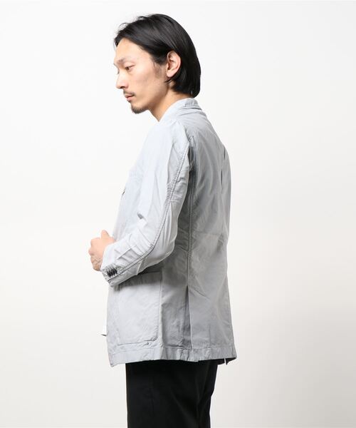 PAZZO（パッゾ）の「【小松マテーレ】×【PAZZO】 BJドビークロス ジャケット（テーラードジャケット・メンズ・ライトグレー/ブラック/ネイビー/ピンク系その他/ライトグレー系・44/48/50/40）」の7枚目の写真