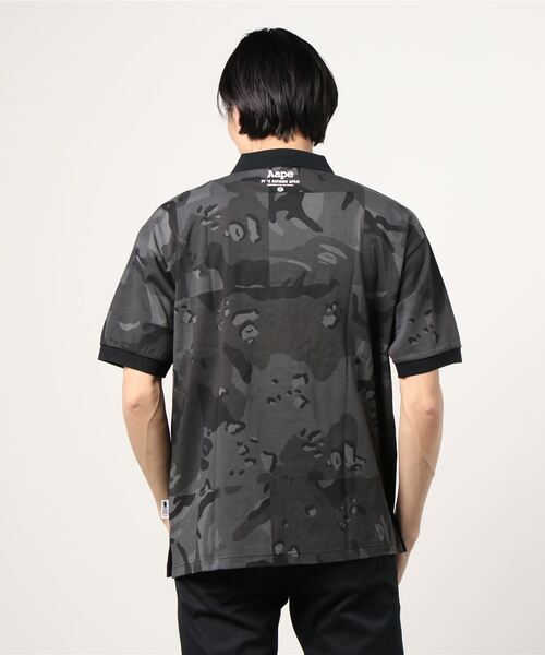 AAPE BY A BATHING APE ポロシャツ　カモフラ　XLサイズ AAPE BIG CAMO POLO（ポロシャツ）｜AAPE BY A BATHING APE